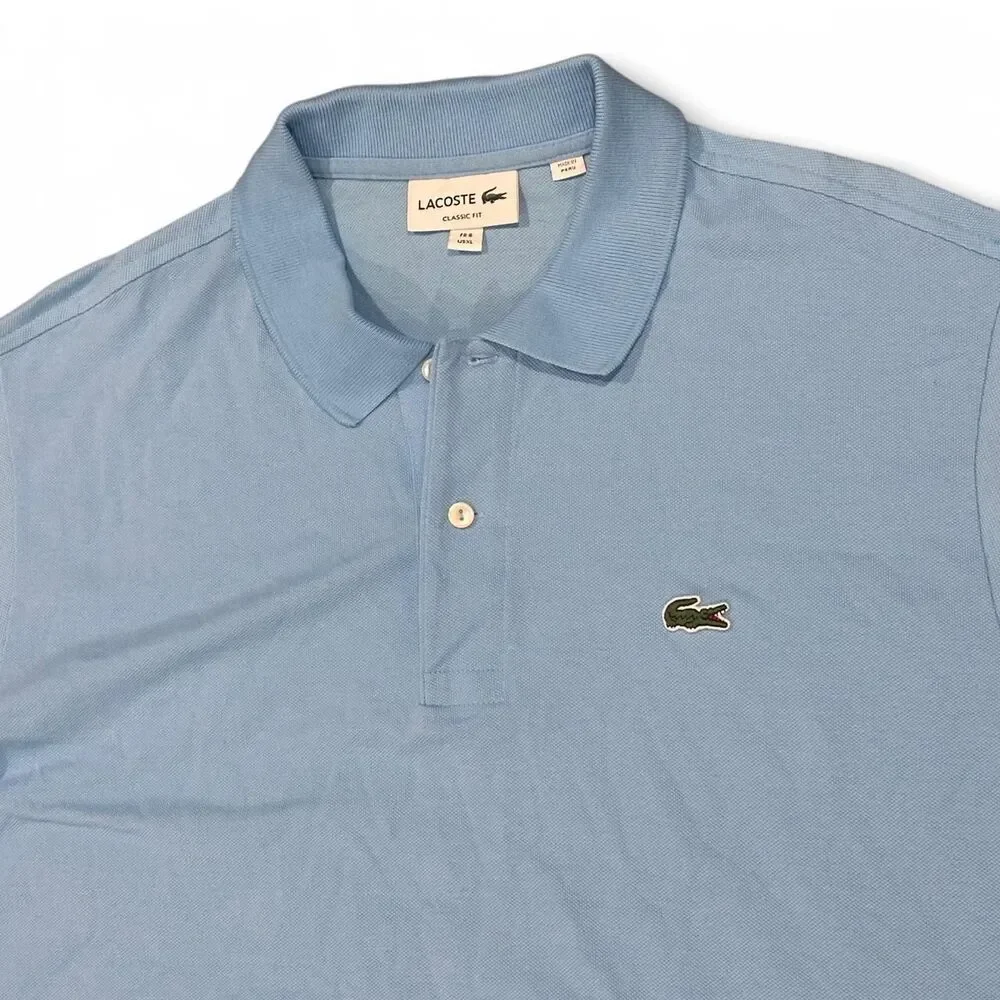 Lacoste Men's Light Blue Polo - Picture 3 of 3